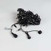 025802 Светодиодная гирлянда ARD-STRING-CLASSIC-10000-BLACK-100LED-STD BLUE (230V, 7W) (Ardecoled, IP65)