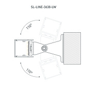 Профиль SL-LINE-3638-LW-3000 ANOD (Arlight, Алюминий)