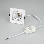 Светильник CL-KARDAN-S102x102-9W Day (WH, 38 deg) (Arlight, IP20 Металл, 3 года)