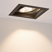 Светильник CL-KARDAN-S152x152-25W Warm3000 (BK-BK, 30 deg) (Arlight, IP20 Металл, 3 года)