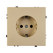 Механизм электрической розетки SCT-NOBE-MEU1-SFPL-GD (230V, 16A) (Arlight, -)