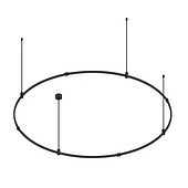 Основание ART-APRIORI-ROUND-ROD-400-R1500 (BK) (Arlight, IP20 Металл, 3 года)