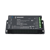 055881 INTELLIGENT ARLIGHT Диммер SMART-PWM-104-73-SH-SUF Black (12-48V, 4x6A, RJ-45, 2.4G) (IARL, IP20 Металл, 5 лет)