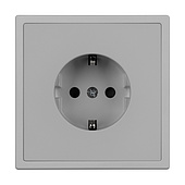 Механизм электрической розетки SCT-NOBE-MEU1-SFPL-IS (230V, 16A) (Arlight, Никель)