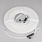 Лента герметичная MOONLIGHT-PRO-SIDE-X336-16x16mm 24V RGBW-Day (12 W/m, IP67, 10m, wire x2) (Arlight, Вывод боковой, 5 лет)