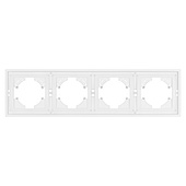 Рамка пластиковая FRM-TENDO-PL-4-WH (Arlight, -)
