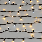 025825 Светодиодная гирлянда ARD-STRING-PRO-10000-BLACK-100LED-FLASH WARM (230V, 7W) (Ardecoled, IP65)