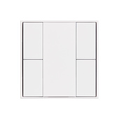INTELLIGENT ARLIGHT Кнопочная панель KNX-301-22-4-SH-IN White (BUS, Frame) (IARL, IP20 Пластик, 3 года)