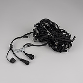 Светодиодная гирлянда ARD-STRING-CLASSIC-10000-BLACK-100LED-LIVE RGB (230V, 7W) (Ardecoled, IP65)