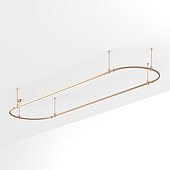 054529 Основание ART-APRIORI-OVAL-ROD-400-4000x1000 (GD) (Arlight, IP20 Металл, 3 года)