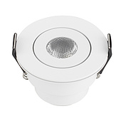 015393(1) Светильник встраиваемый LTM-R52-3W Warm3000 (Белый, 30 deg, 230V) (Arlight, IP40 Металл, 5 лет)