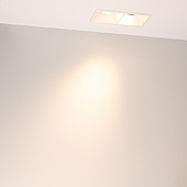 055920 Светильник MS-FLOW-BUILT-S157x85-2x12W Warm3000 (WH, 55 deg, 230V) (Arlight, IP20 Металл, 5 лет)