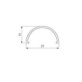 Экран матовый ROUND-D30-DUAL-2000 OPAL (Arlight, Пластик)