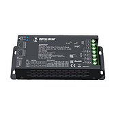 055882 INTELLIGENT ARLIGHT Диммер SMART-PWM-104-73-SH-SUF Black (12-48V, 4x6A, RJ-45, TUYA Wi-Fi, 2.4G) (IARL, IP20 Металл, 5 лет)