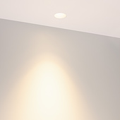 059162 Светильник MS-INVISIO-TRIMLESS-R55-15W Warm3000 (WH-WH, 36 deg, 230V) (Arlight, IP54 Металл, 5 лет)