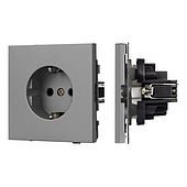 Механизм электрической розетки SCT-TENDO-MEU1-PL-GR (230V, 16A) (Arlight, -)