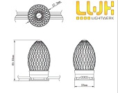 Светодиодный белт-лайт BL-CONE S24-SPI-RGB Светодиодный белт-лайт BL-CONE S24-SPI-RGB