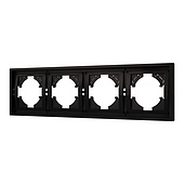 Рамка пластиковая FRM-TENDO-PL-4-BK (Arlight, -)