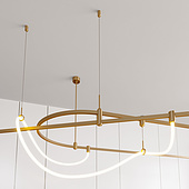 Светильник ART-APRIORI-TUBE-ELASTIC-R38-L1000-12W Day4000 (Золото, 360 deg, 48V) (Arlight, IP20 Металл, 3 года)