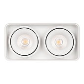 Светильник SP-CUBUS-S195x100-2x8W Warm3000 (WH, 45 deg, 230V) (Arlight, IP20 Металл, 3 года)
