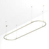 054414 Основание ART-APRIORI-OVAL-HANG-4000x1000 (OG) (Arlight, IP20 Металл, 3 года)