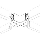 Угол S2-LINE-3360-X90 крестовой (Arlight, Металл)