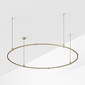 Основание ART-APRIORI-ROUND-ROD-400-R1500 (OG) (Arlight, IP20 Металл, 3 года)