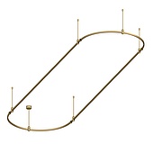 054404 Основание ART-APRIORI-OVAL-ROD-400-4000x1000 (OG) (Arlight, IP20 Металл, 3 года)