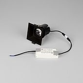 061259 Светильник MS-FLOW-BUILT-S85x85-6W Warm3000 (BK, 55 deg, 230V) (Arlight, IP20 Металл, 5 лет)