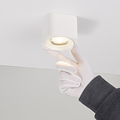 Светильник SP-DICE-S78x78-10W Warm3000 (WH, 24 deg, 230V) (Arlight, IP54 Металл, 5 лет)