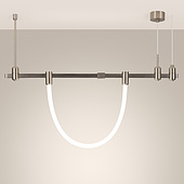 049282(1) Светильник ART-APRIORI-TUBE-ELASTIC-R38-L1000-12W Warm3000 (Титан, 360 deg, 48V) (Arlight, IP20 Металл, 3 года)