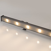 Линейный прожектор AR-LINE-1000-12W Warm3000 (GR, 30 deg, 230V) (Arlight, IP65 Металл, 3 года)