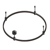 Основание ART-APRIORI-ROUND-ROD-200-R800 (BK) (Arlight, IP20 Металл, 3 года)
