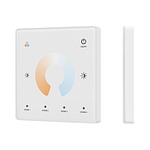 060186 INTELLIGENT ARLIGHT Сенсорная панель SMART-RF-801-11-1G-4SC-MIX белый (3V, 2.4G) накладная (IARL, IP20 Пластик, 5 лет)