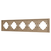 Рамка пластиковая FRM-TENDO-PL-5-GD (Arlight, -)