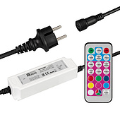 031212 Контроллер ARD-CLASSIC-SYNC-RGB-3000LED Black (230V, 250W, RF ПДУ) (Ardecoled, Закрытый)