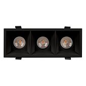 061271 Светильник MS-FLOW-BUILT-S230x85-3x6W Warm3000 (BK, 15 deg, 230V) (Arlight, IP20 Металл, 5 лет)