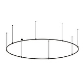 048500 Основание ART-APRIORI-ROUND-ROD-800-R3000 (BK) (Arlight, IP20 Металл, 3 года)