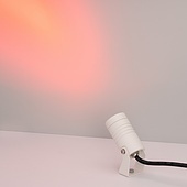 Светильник KT-RAY-COLOR-R42-6W RGB (WH, 25 deg, 12V) (Arlight, IP67 Металл, 3 года)