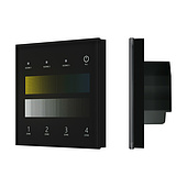 060792 INTELLIGENT ARLIGHT Сенсорная панель SMART-DALI-301-11-4G-3SC-DT8 Черная (230V, встраиваемая, 2.4G) (IARL, IP20 Пластик, 5 лет)