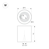 Светильник SP-ACENTO-R95-10W Warm3000 (WH, 20-45 deg, 230V) (Arlight, IP20 Металл, 5 лет)