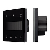 046560 INTELLIGENT ARLIGHT Сенсорная панель SMART-DALI-301-11-1G-4SC-DT6 Черная (230V, встраиваемая, 2.4G) (IARL, IP20 Пластик, 5 лет)