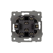 Механизм выключателя двухклавишный проходной SWT-MKP2-PL-WH-V (250V, 10A) (Arlight, -)