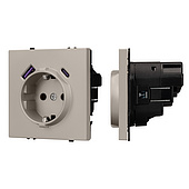 Механизм розетки с USB зарядкой SCT-NOBE-MUAC-SFPL-CA (230V, 16A) (Arlight, -)