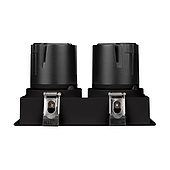 055925 Светильник MS-FLOW-BUILT-S157x85-2x12W Warm3000 (BK, 15 deg, 230V) (Arlight, IP20 Металл, 5 лет)