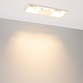 055928 Светильник MS-FLOW-BUILT-S230x85-3x12W Warm3000 (BK, 38 deg, 230V) (Arlight, IP20 Металл, 5 лет)