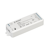 036188 INTELLIGENT ARLIGHT Диммер SMART-SET-PWM-105-52-MULTI-SUF White (12-24V, 5x3A, ПДУ RING 10кн, 2.4G) (IARL, Контроллер)
