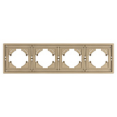 Рамка пластиковая FRM-TENDO-SFPL-4-GD (Arlight, -)