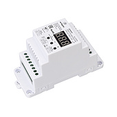 032994 Диммер SMART-D19-DIM-PUSH-DIN (230V, 2A, TRIAC, 2.4G) (Arlight, IP20 Пластик, 5 лет)
