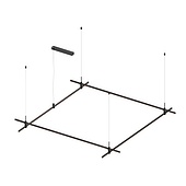048524 Основание ART-APRIORI-QUADRAT-HANG-3000x3000 (BK) (Arlight, IP20 Металл, 3 года)
